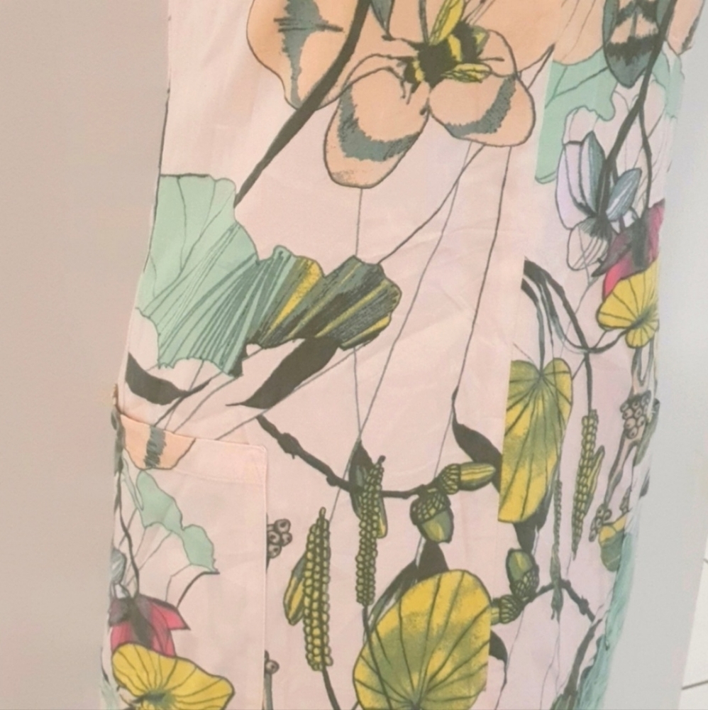 H&M Concious Collection Floral Dress with pockets Size 12 approx - Picture 3 of 6